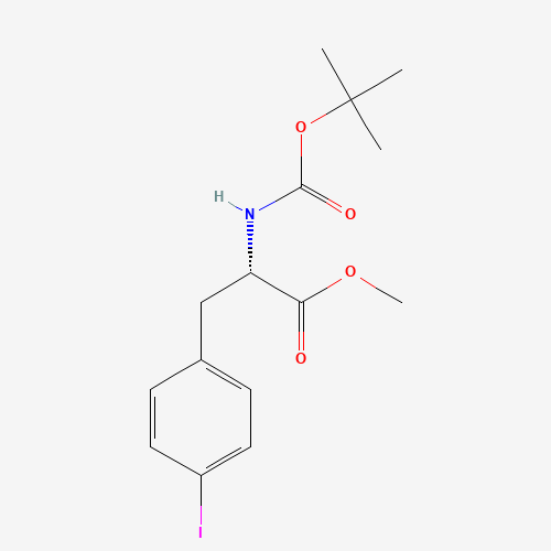 113850-76-3 (S)-Methyl 2-boc-amino-3-(4-iodophenyl)propionate chemical structure