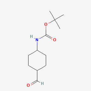 181308-57-6 Tert-butyl trans-4-formylcyclohexylcarbamate chemical structure