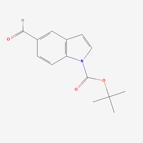 279256-09-6 tert-Butyl 5-formyl-1H-indole-1-carboxylate chemical structure