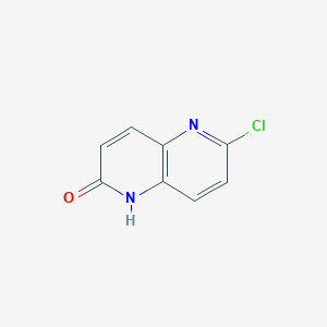 1394003-98-5 6-chloro-1,5-naphthyridin-2(1H)-one chemical structure