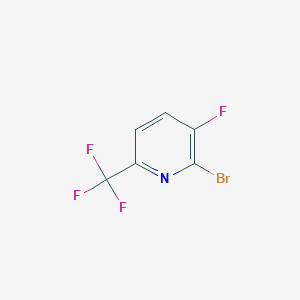 1159512-38-5 2-Bromo-3-fluoro-6-(trifluoromethyl)pyridine chemical structure