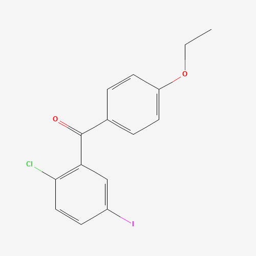 1103738-26-6 (2-Chloro-5-iodophenyl)(4-ethoxyphenyl)methanone chemical structure