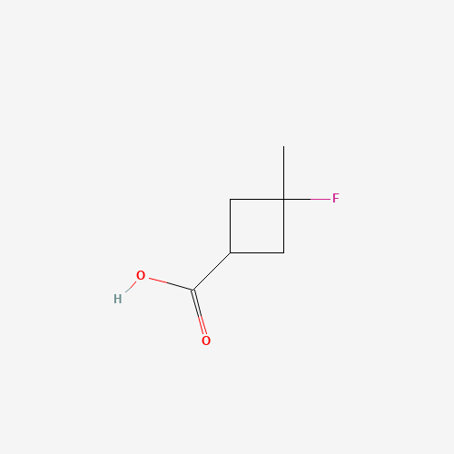 1455037-43-0 3-Fluoro-3-methylcyclobutanecarboxylic acid chemical structure