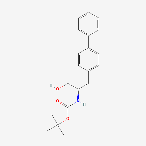 1426129-50-1 (R)-tert-butyl (1-([1,1'-biphenyl]-4-yl)-3-hydroxypropan-2-yl)carbaMate chemical structure