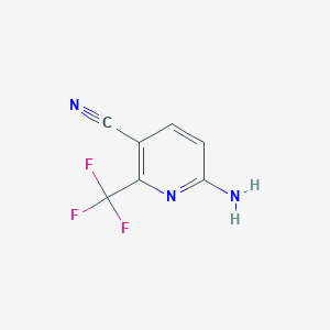 1233243-98-5 6-Amino-2-(trifluoromethyl)pyridine-3-carbonitrile chemical structure