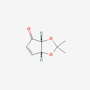 115509-13-2 (3aR,6aR)-2,2-Dimethyl-3aH-cyclopenta[d][1,3]dioxol-4(6aH)-one chemical structure