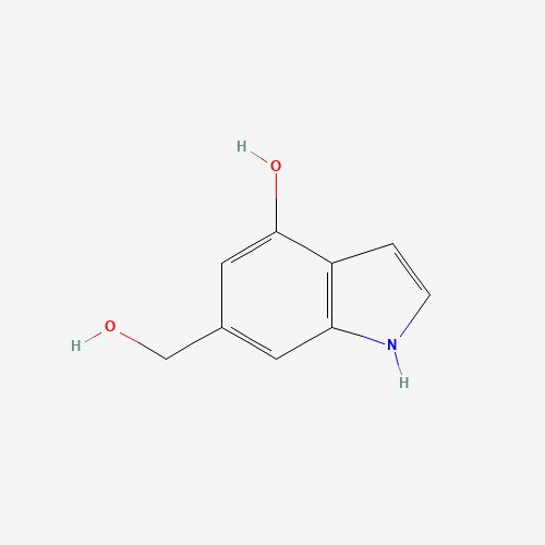 61545-38-8 6-(Hydroxymethyl)-1H-indol-4-ol chemical structure