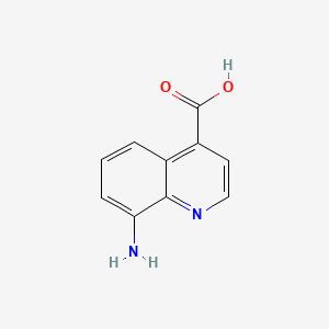 121689-23-4 8-Aminoquinoline-4-carboxylic acid chemical structure