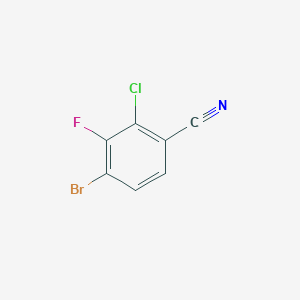 1427439-32-4 4-Bromo-2-chloro-3-fluorobenzonitrile chemical structure