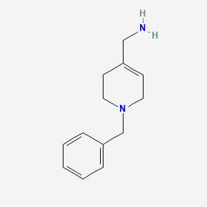 153196-51-1 (1-Benzyl-1,2,3,6-tetrahydropyridin-4-yl)methanamine chemical structure
