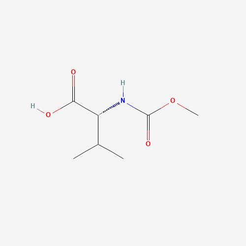 171567-86-5 (r)-2-((Methoxycarbonyl)amino)-3-methylbutanoic acid chemical structure