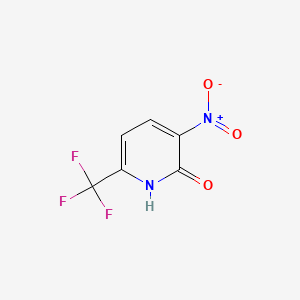 117519-07-0 3-Nitro-6-(trifluoromethyl)pyridin-2(1H)-one chemical structure