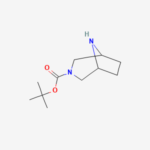 201162-53-0 Tert-butyl 3,8-diazabicyclo[3.2.1]octane-3-carboxylate chemical structure