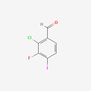 2385079-32-1 2-Chloro-3-fluoro-4-iodobenzaldehyde chemical structure