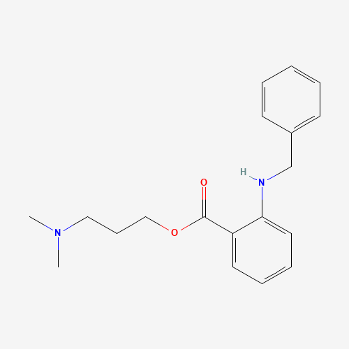 87453-76-7 3-(Dimethylamino)propyl 2-(benzylamino)benzoate chemical structure