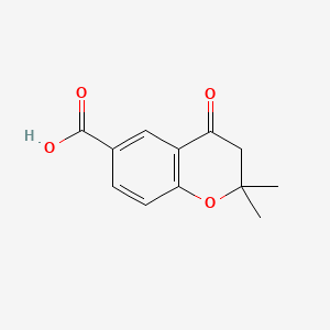 65372-54-5 2,2-Dimethyl-4-oxochroman-6-carboxylic acid chemical structure
