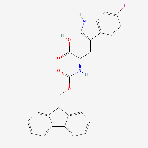 908847-01-8 N-Fmoc-6-fluoro-L-tryptophan chemical structure