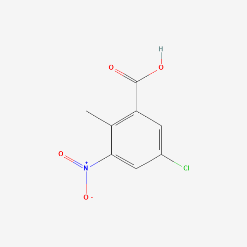 154257-81-5 5-Chloro-2-methyl-3-nitrobenzoic acid chemical structure