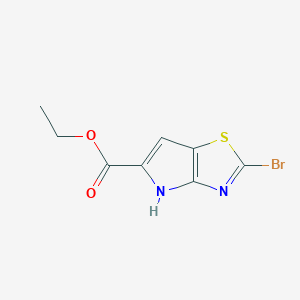 1379315-43-1 Ethyl 2-bromo-4H-pyrrolo[2,3-d]thiazole-5-carboxylate chemical structure
