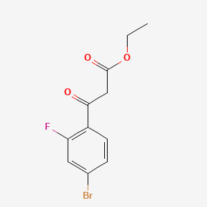 112704-80-0 Ethyl (4-bromo-2-fluorobenzoyl)acetate chemical structure