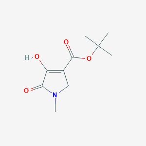 2309413-52-1 Tert-butyl 4-hydroxy-1-methyl-5-oxo-2,5-dihydro-1H-pyrrole-3-carboxylate chemical structure