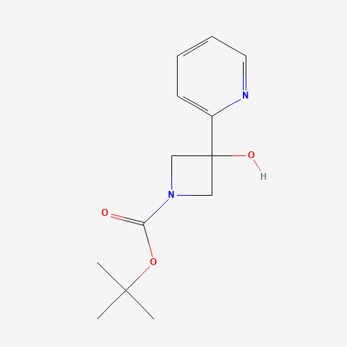 1415560-24-5 Tert-butyl 3-hydroxy-3-(pyridin-2-yl)azetidine-1-carboxylate chemical structure