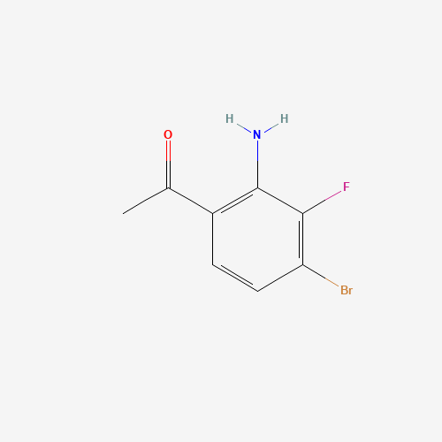 2385742-46-9 Ethanone, 1-(2-amino-4-bromo-3-fluorophenyl)- chemical structure