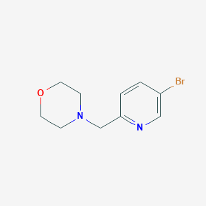 294851-95-9 4-((5-Bromopyridin-2-yl)methyl)morpholine chemical structure