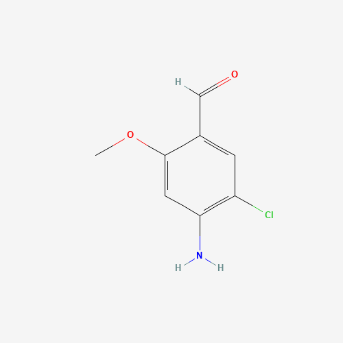 145742-50-3 4-Amino-5-chloro-2-methoxybenzaldehyde chemical structure