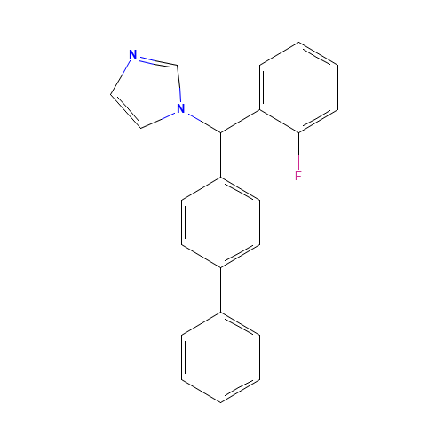 2901106-69-0 1-([1,1'-Biphenyl]-4-yl(2-fluorophenyl)methyl)-1H-imidazole chemical structure