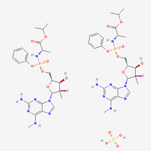 2241337-84-6 Bemnifosbuvir hemisulfate chemical structure